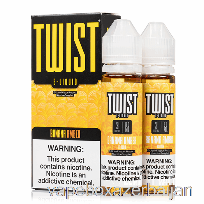 Vape Smoke Banana Amber - TWIST E-Liquid - 120mL 0mg